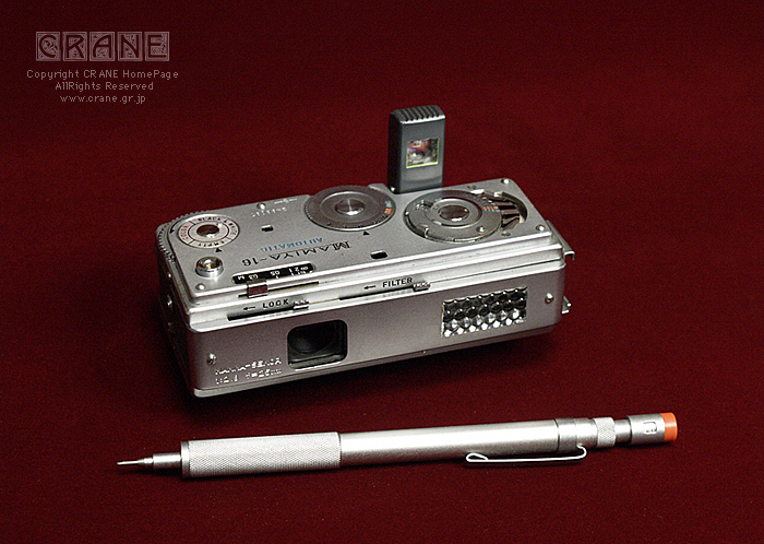 CRANE/私的素敵頁 16mmフィルムカメラ マミヤ16 オートマチック/オート