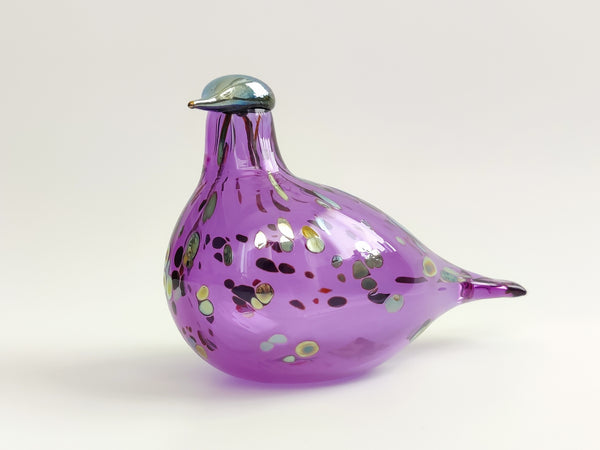 Amethyst Bird Oiva Toikka 2021 Novelty Birds Iittala glass Finland
