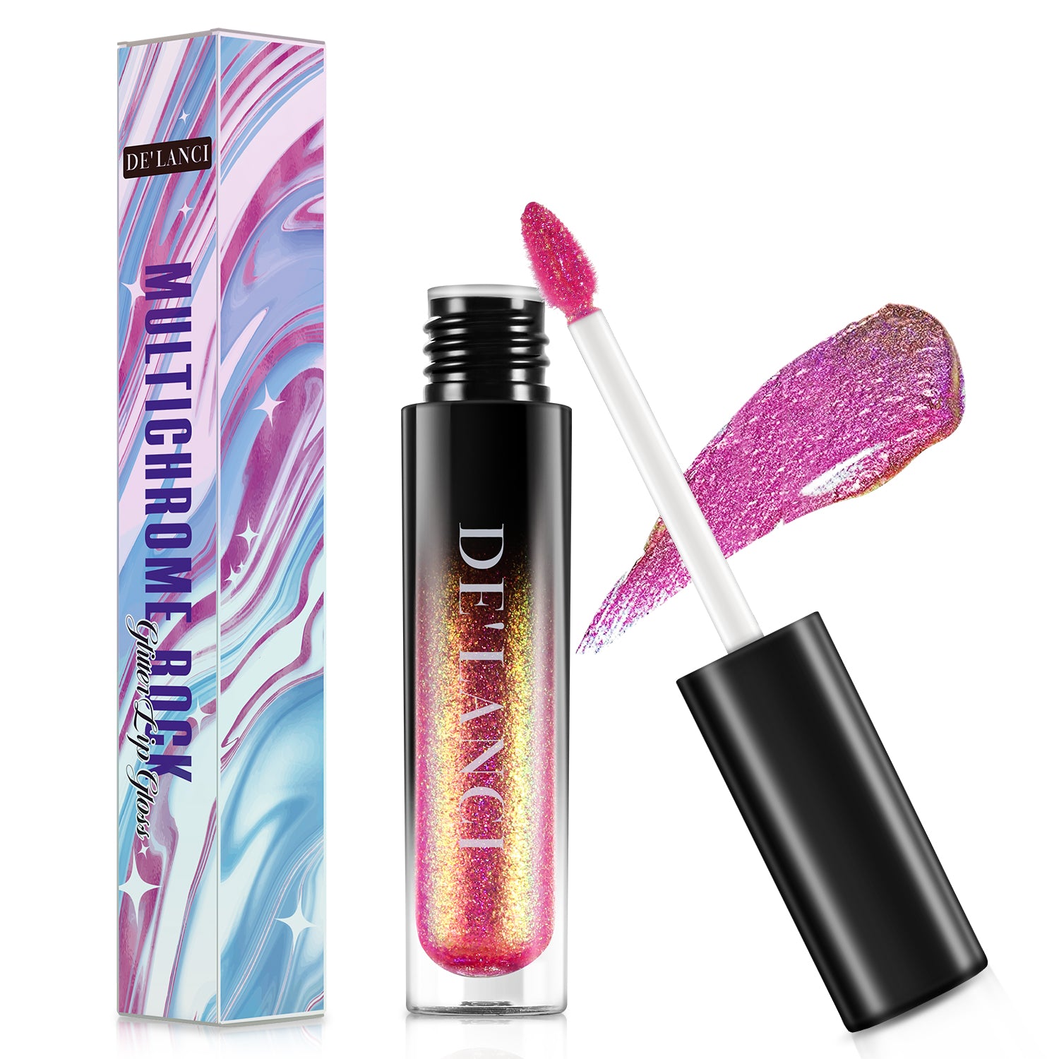 DE'LANCI Chameleon Lip Gloss - 08 Dazzling Pink-DE'LANCI – De