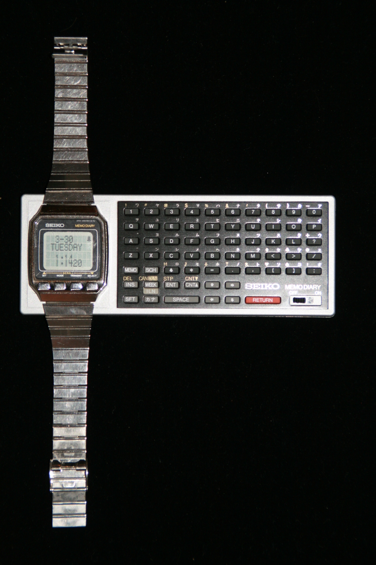 SEIKO - UW02 0010 - Databank - Vintage Digital Watch - Digital