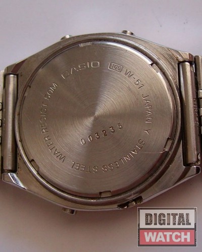 CASIO - W-51 - Digital - Vintage Digital Watch - Digital-Watch.com