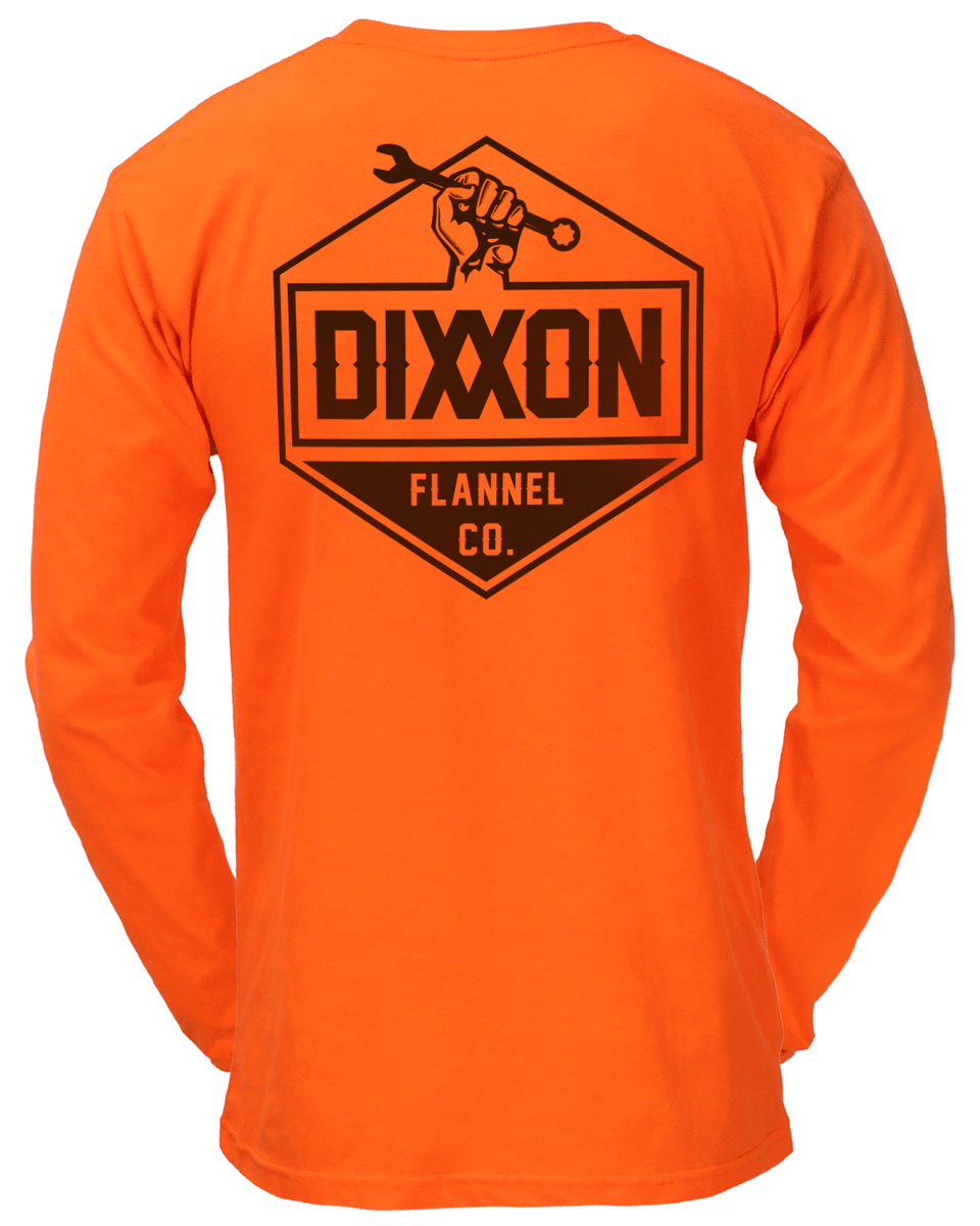 Dixxon Hi Vis T-Shirt: Safety Orange Workwear