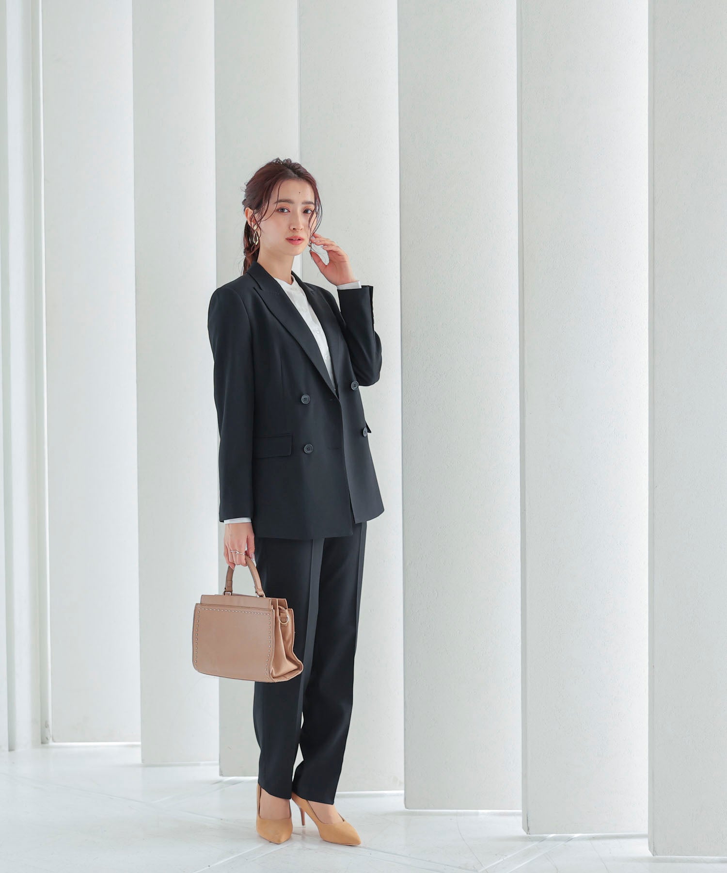 スーツ上下セット ジャケット パンツds2405 ブラック – [公式]DRESS+