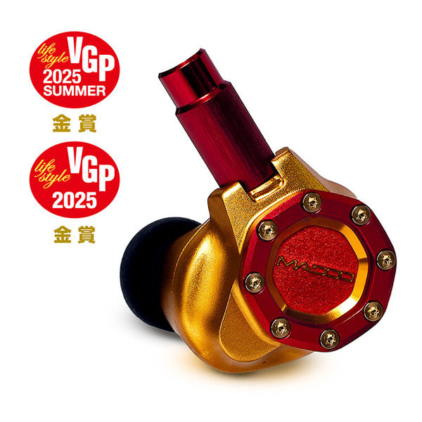 MADOO Typ622 Gold & Red 【MDO-T622-ALGR】 – e☆イヤホン