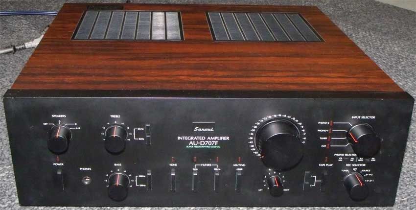 サンスイ SANSUI AU-D707F黒（委託）