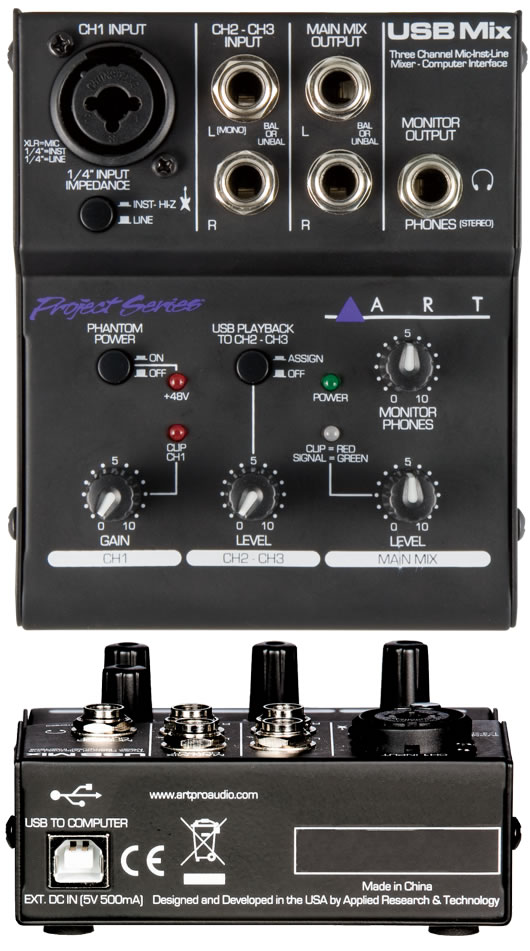 ART USB Mix Project Series｜ USBミックス・プロジェクト・シリーズ