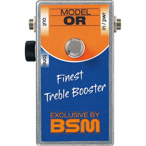 BSM OR｜トレブル・ブースター Orange Treble & Bass Boosterの回路図