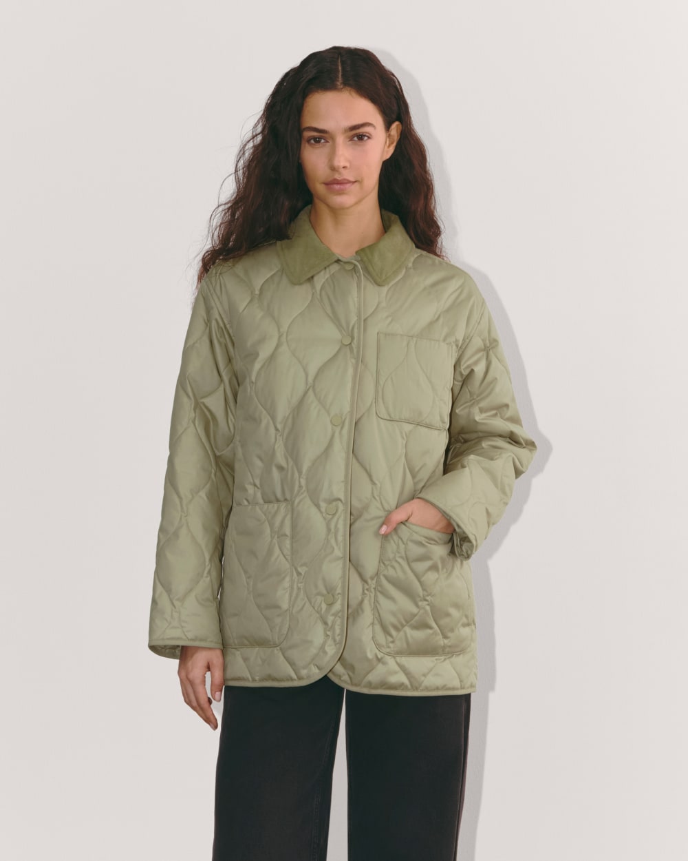 The Quilted Ranch Jacket | Eucalyptus – Everlane