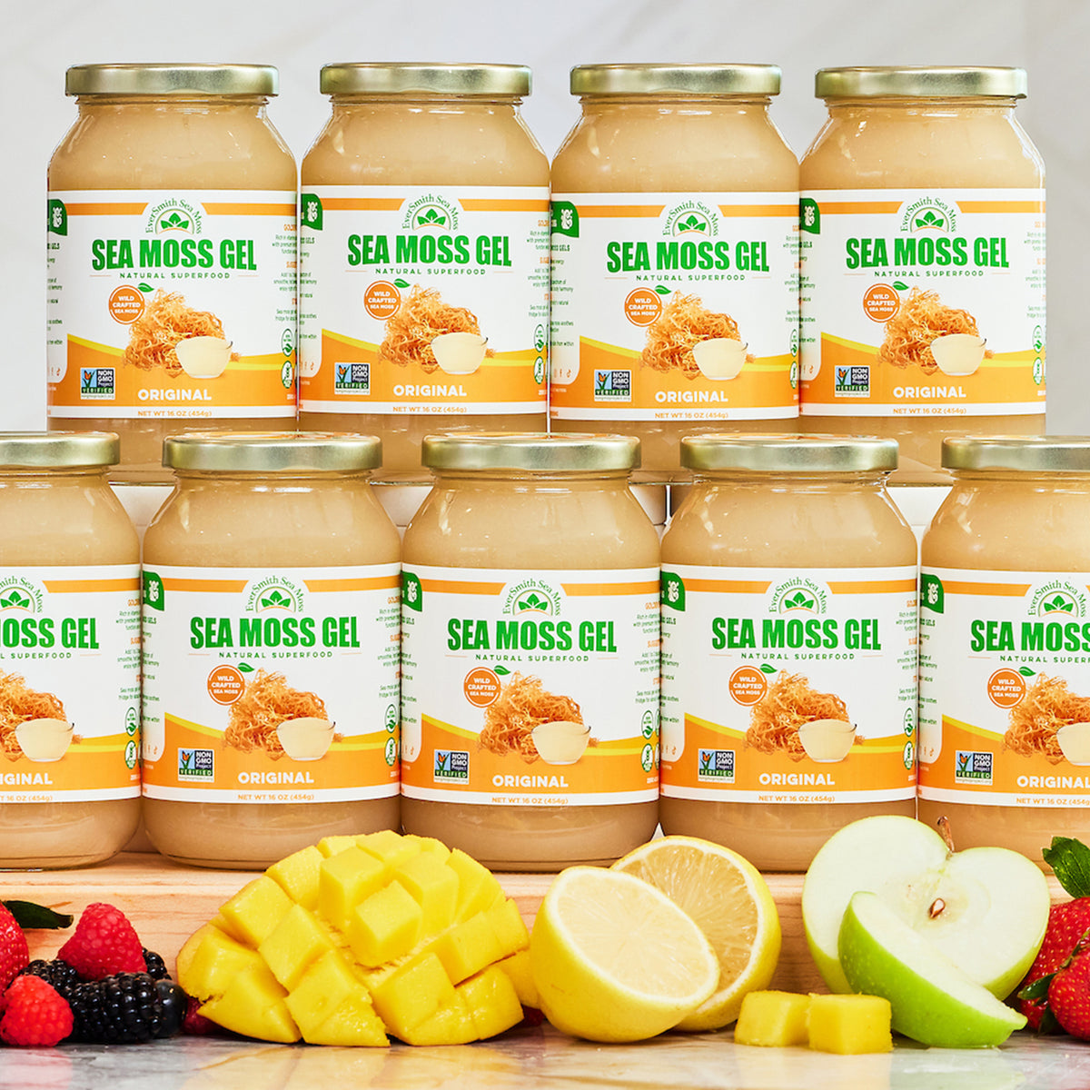 Value Packs - Unflavored Golden Sea Moss Gel (16 Ounce