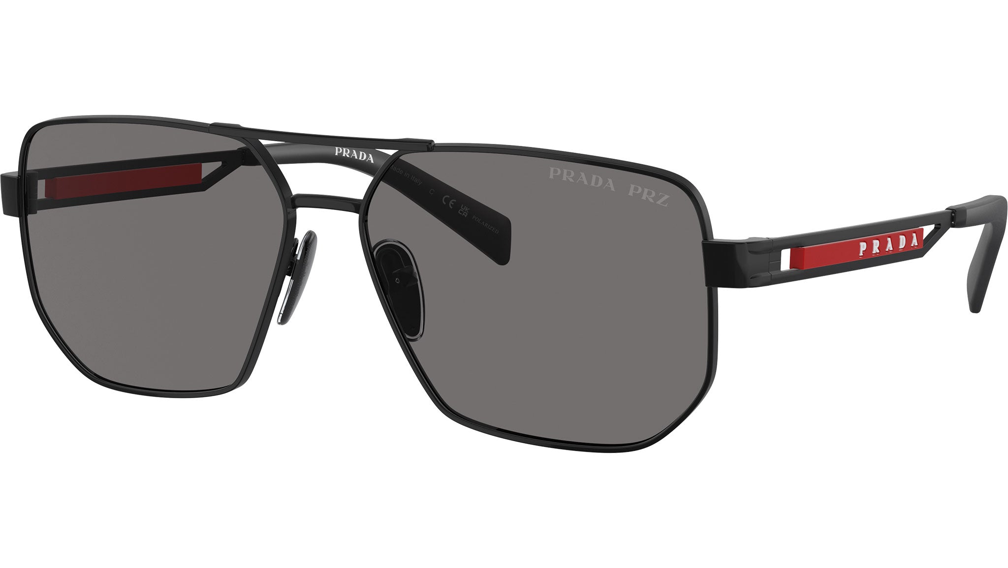 Prada Linea Rossa Sunglasses PS51ZS 1BO02G Black - eye-oo.com