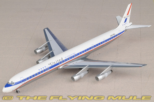 稀少】JAL DC-8-61 IZU 1/200 日の丸塗装 稀少】JAL DC-8-61 IZU 1/200