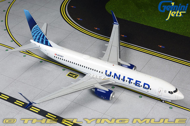 737-800 1:200 Diecast Model - GeminiJets GJ-G2UAL763 - $94.95
