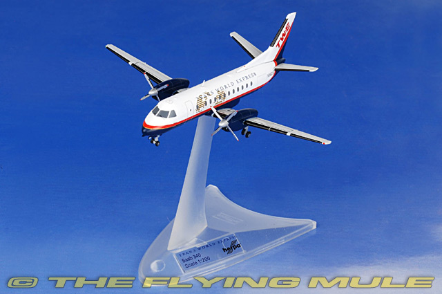 SAAB 340 1:200 Diecast Model - Herpa HE-555654 - $65.95