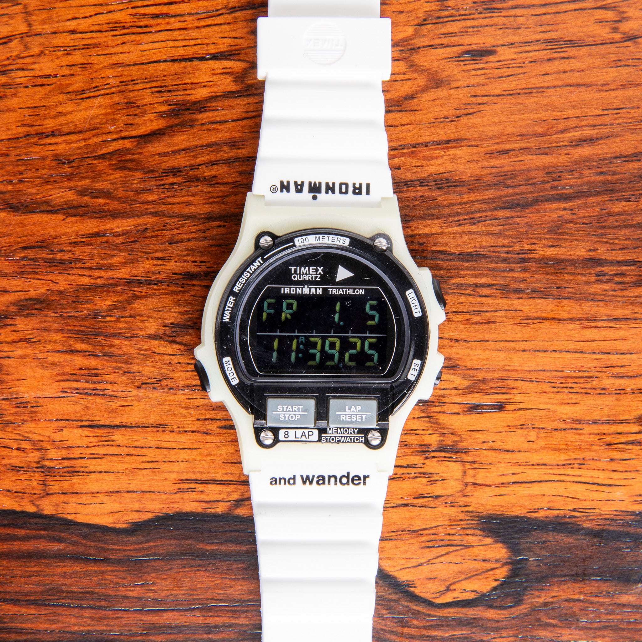 And Wander x TIMEX Ironman 8-Lap White – Frans Boone Store