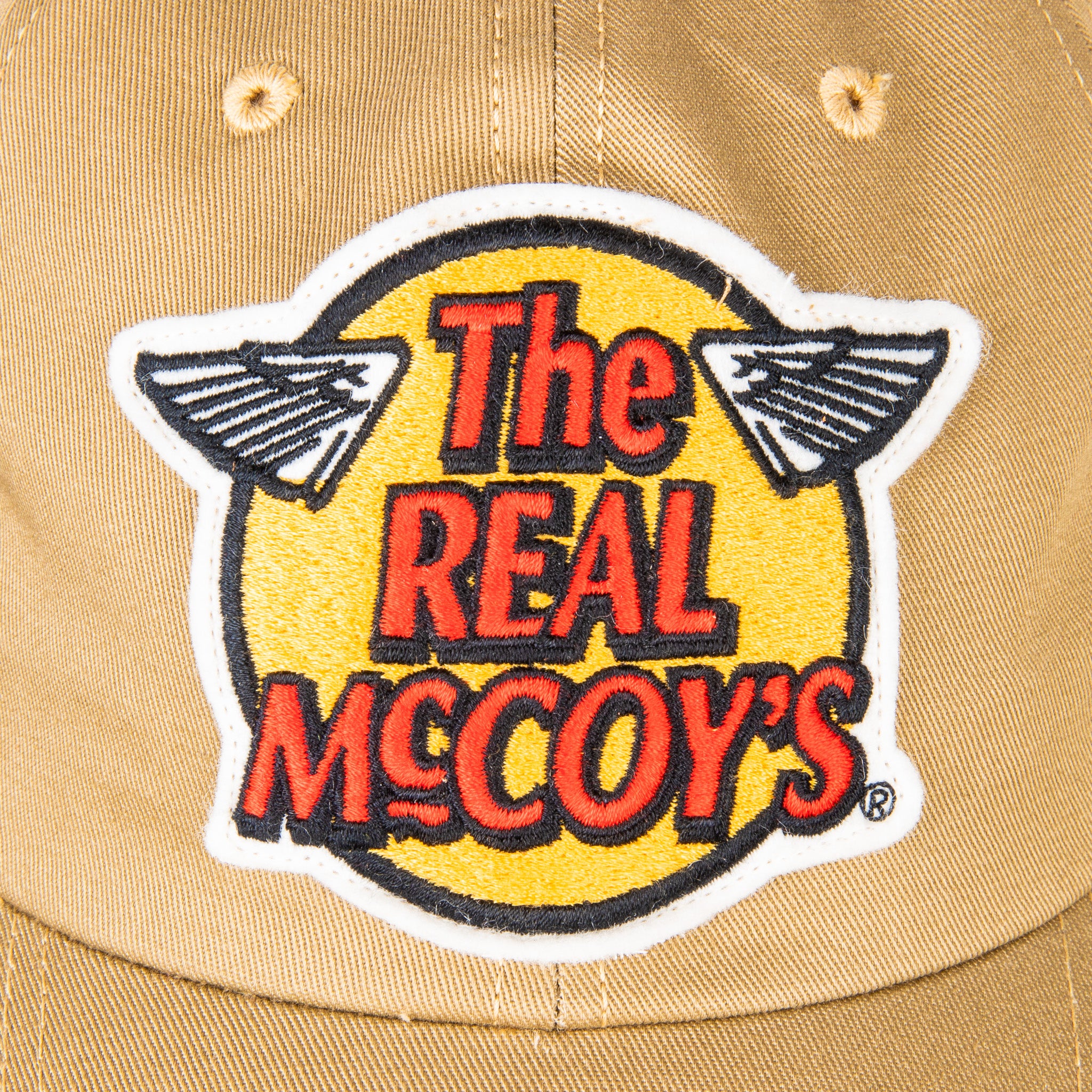 The Real McCoy's Logo Baseball Cap Khaki – Frans Boone Store