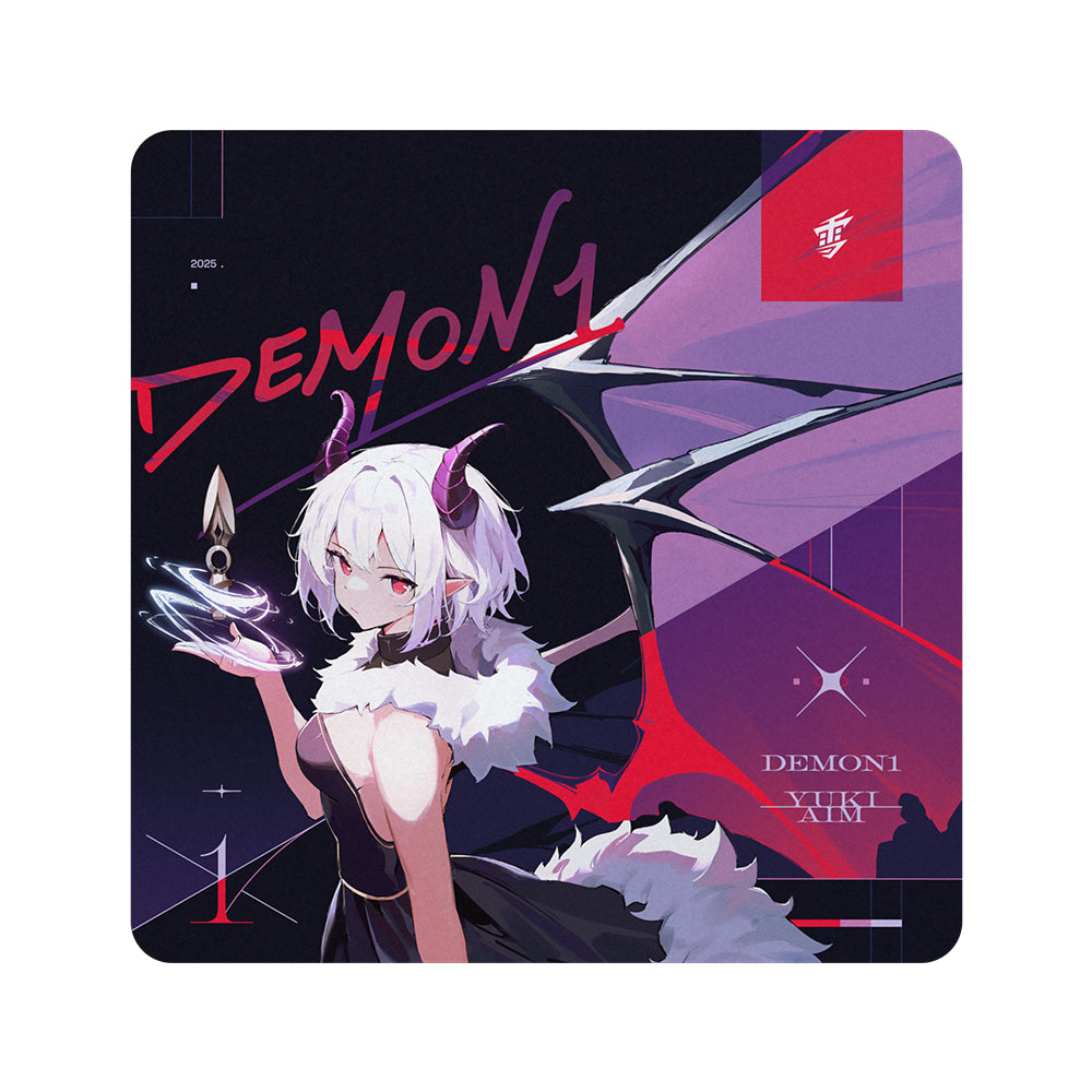Yuki Aim x Demon1 Cloth Mouse Pad｜ふもコレ(Fumo Collection)