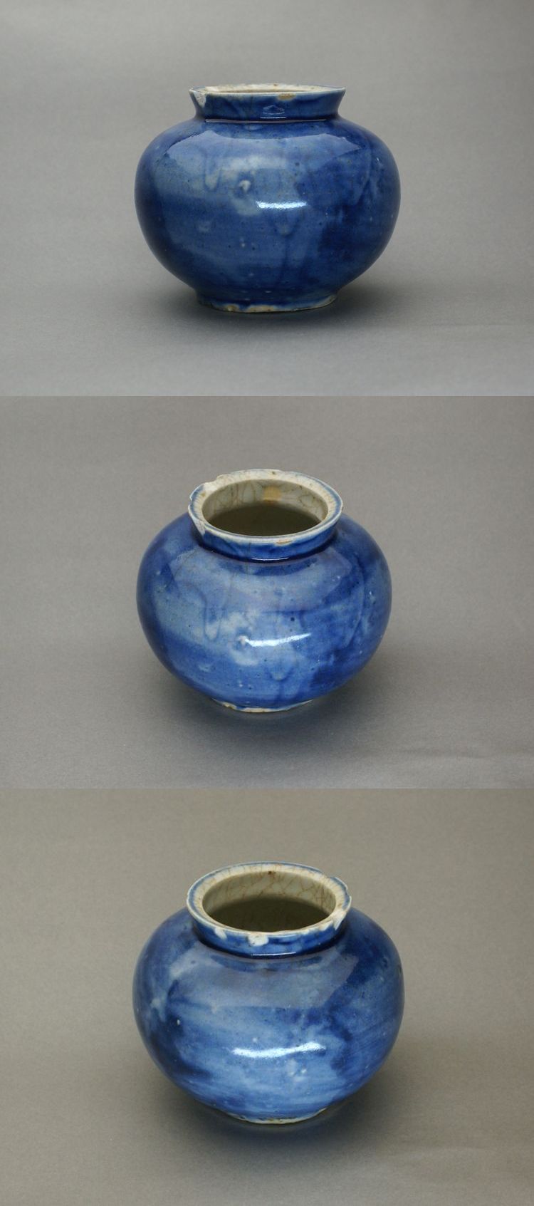 東中野 - 瑠璃地 壺 | 古美術品専門サイト fufufufu.com