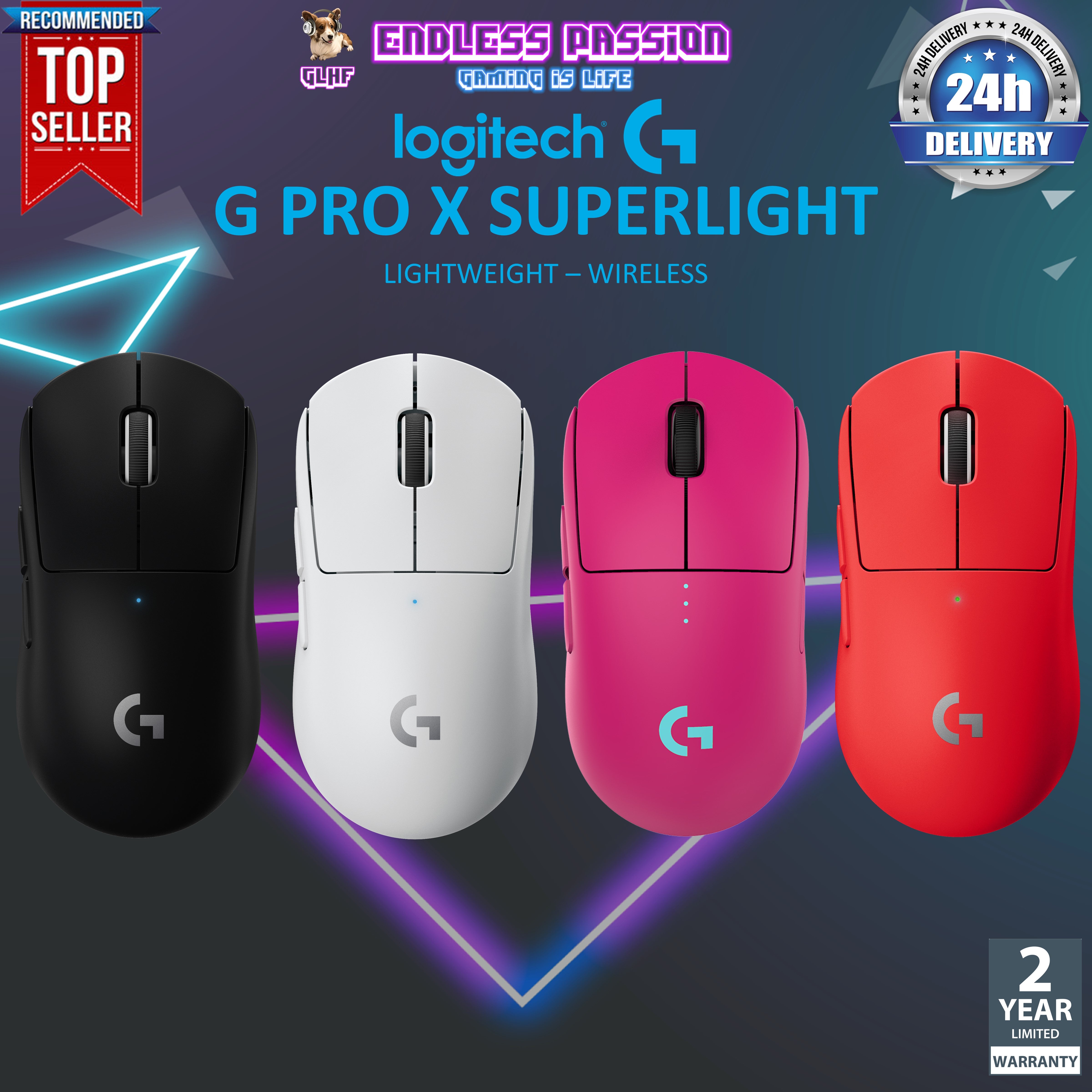 Logitech G PRO X SUPERLIGHT Wireless Gaming Mouse – Endless Passion