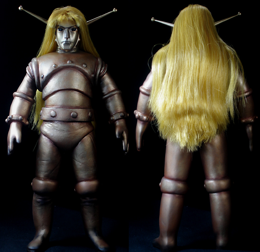 マーミット】 スーパーアクションヒーローズ9 マグマ大使 リペイント完成品