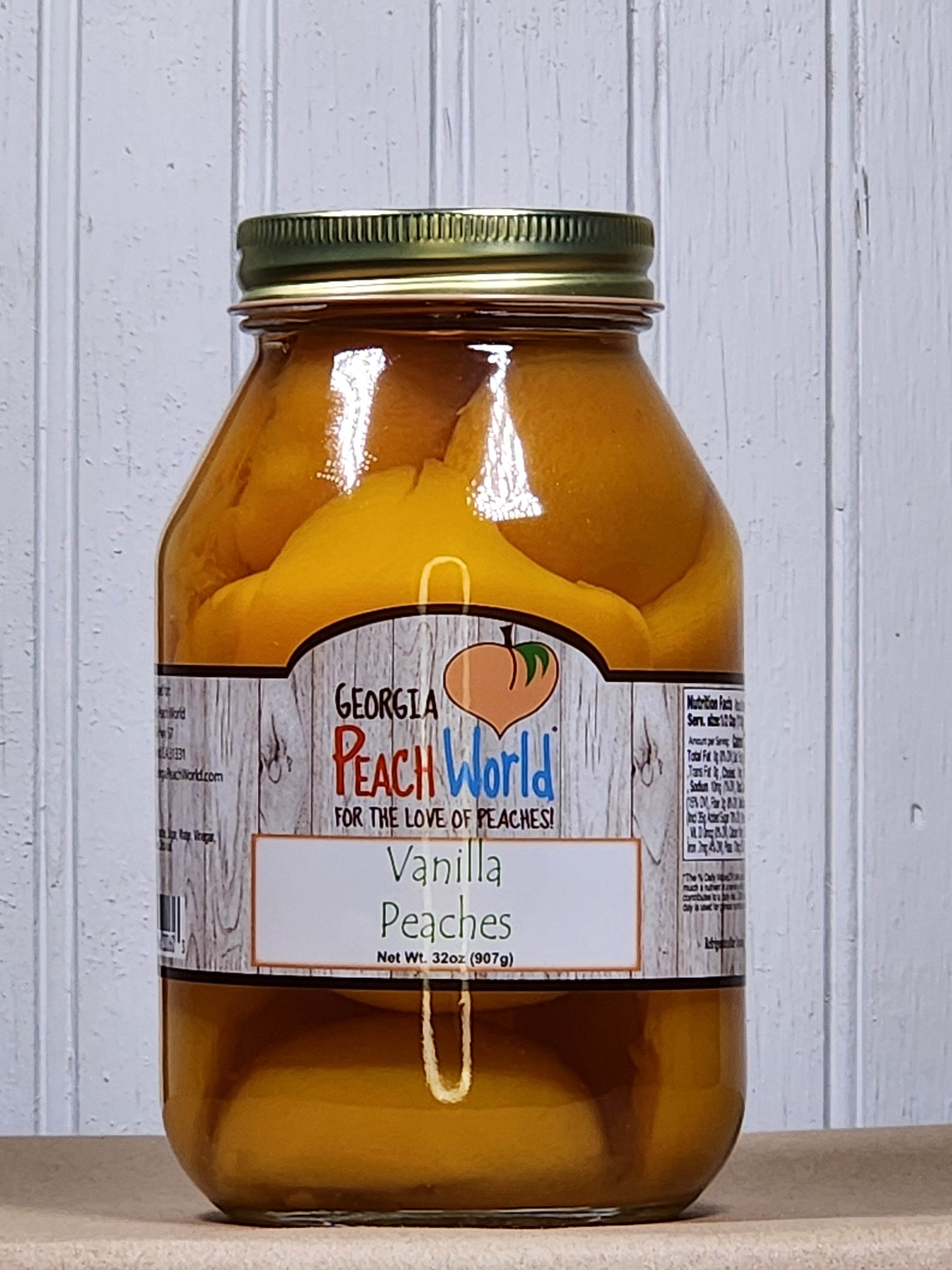 Jarred Vanilla Peaches – Georgia Peach World