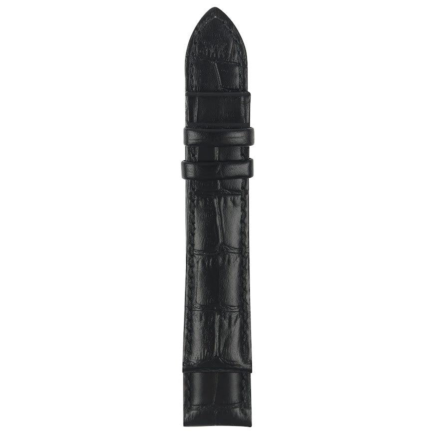 Gevril Madison 20mm Alligator Pattern Leather Strap