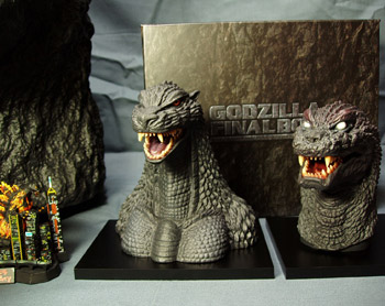GMKゴジラミニチュアヘッド ＆ ファイナルウォーズゴジラミニチュアヘッド