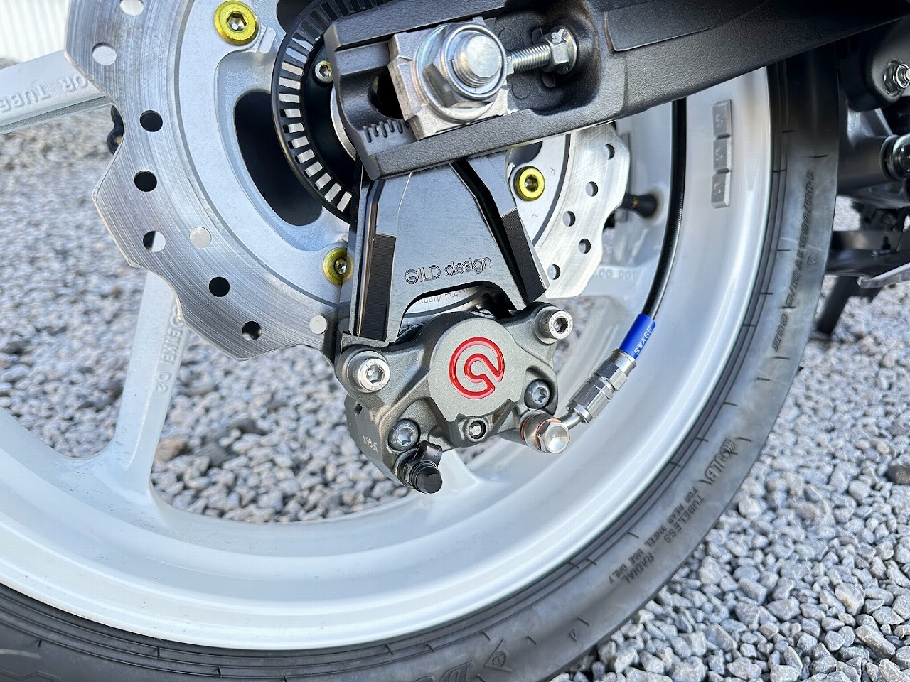 CBR250RR リアブレーキホースキット ブレンボ2P用 各種 | GILD design