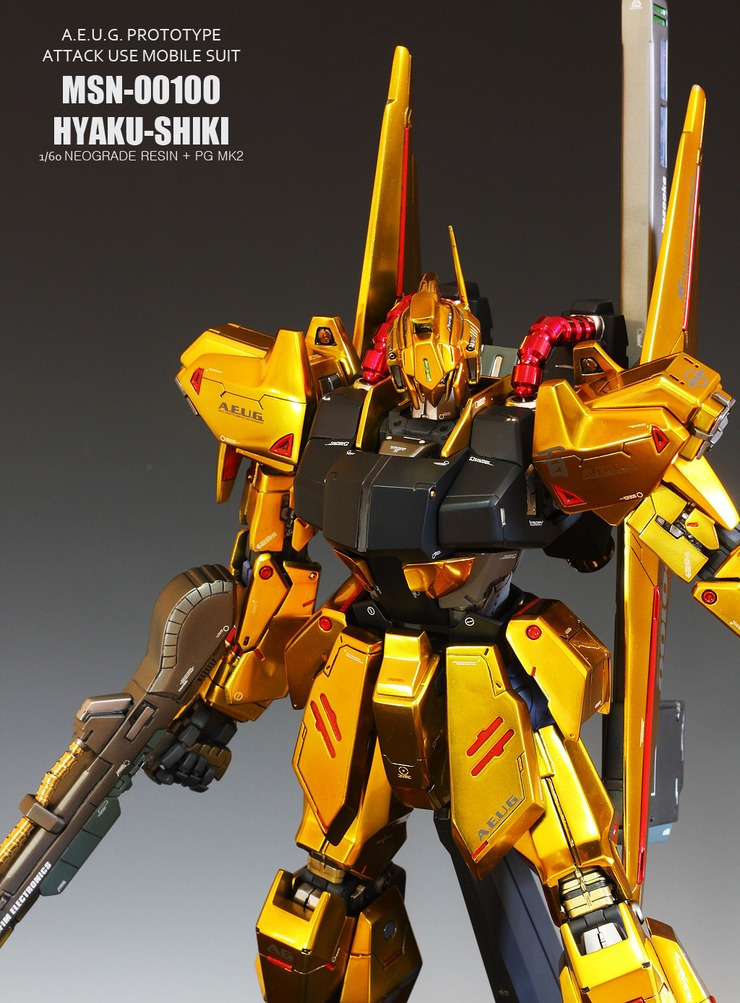 1/60 NeoGrade Resin Kit + PG Mk-II: MSN-00100 Hyaku Shiki