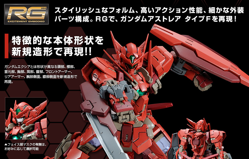 P-Bandai RG 1/144 Gundam Astraea Type-F : Promo Posters, Big Size