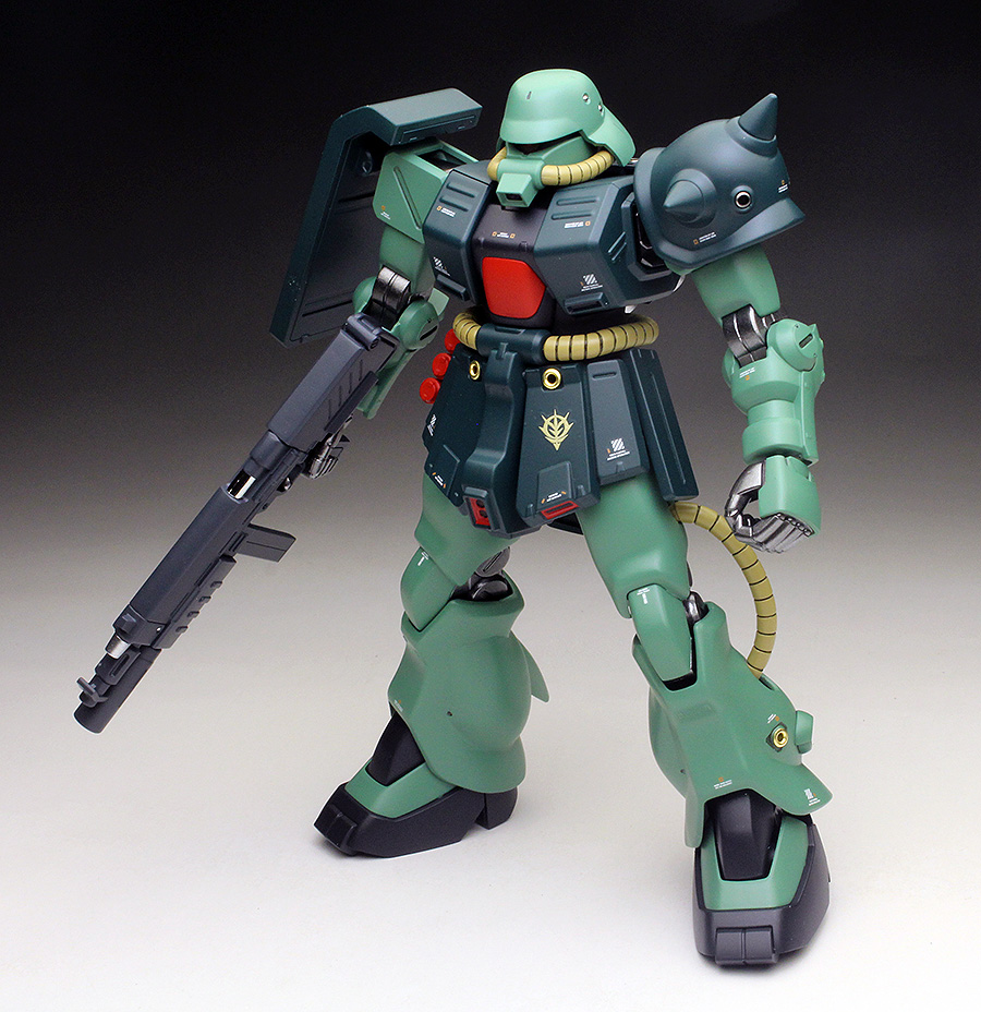 WORK REVIEW] P-Bandai HGUC ZAKU II FZ TYPE-B (Unicorn Ver.) – GUNJAP