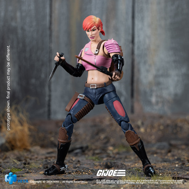 HIYA Exquisite Mini Series 1/18 Scale 4 Inch G.I.Joe Zarana Action Fig