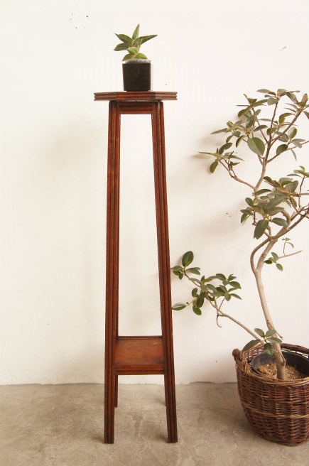 HOMEWARD [ホームワード] / フランスアンティーク 木製ハイテーブル/花台