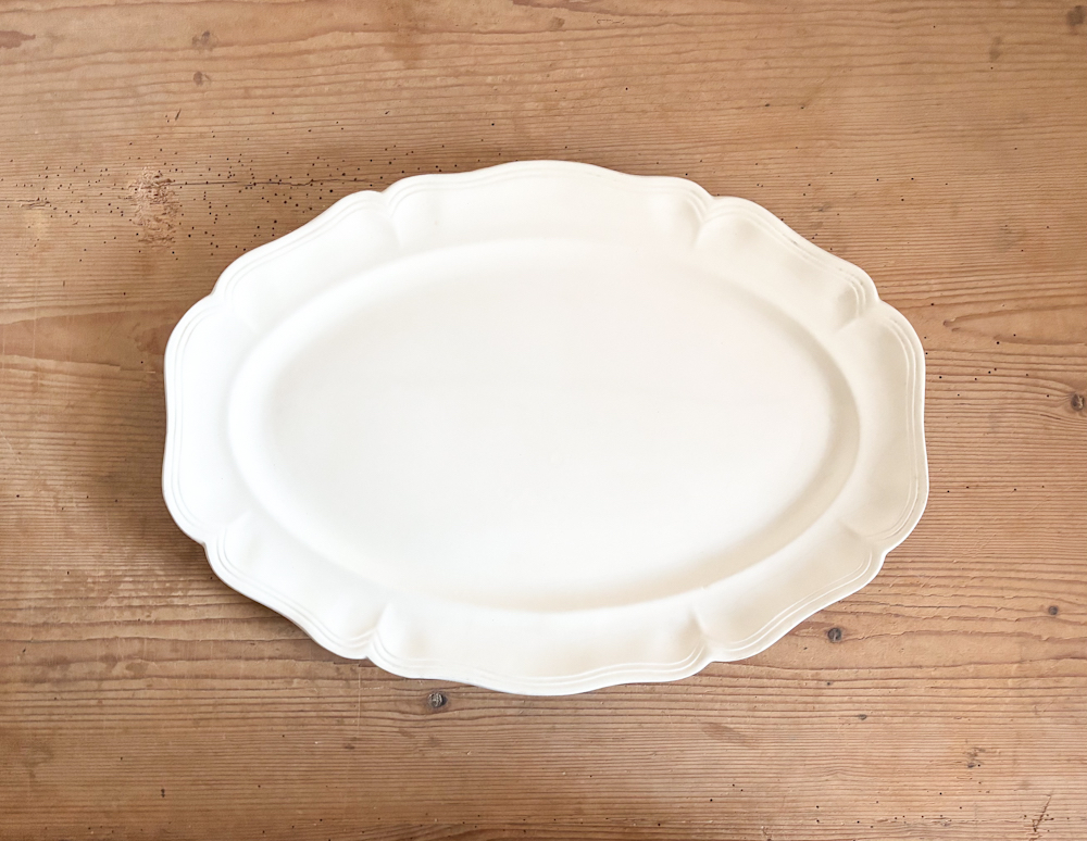 サルグミンヌ花リムオーバルプレート大(K-ce 285)<span style=