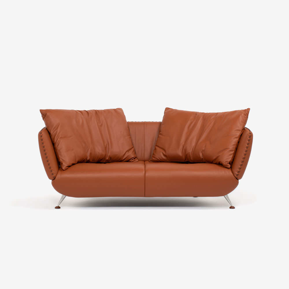 de Sede（デセデ）ソファ「DS-102/03」革レンガ色 | 【公式】大塚家具