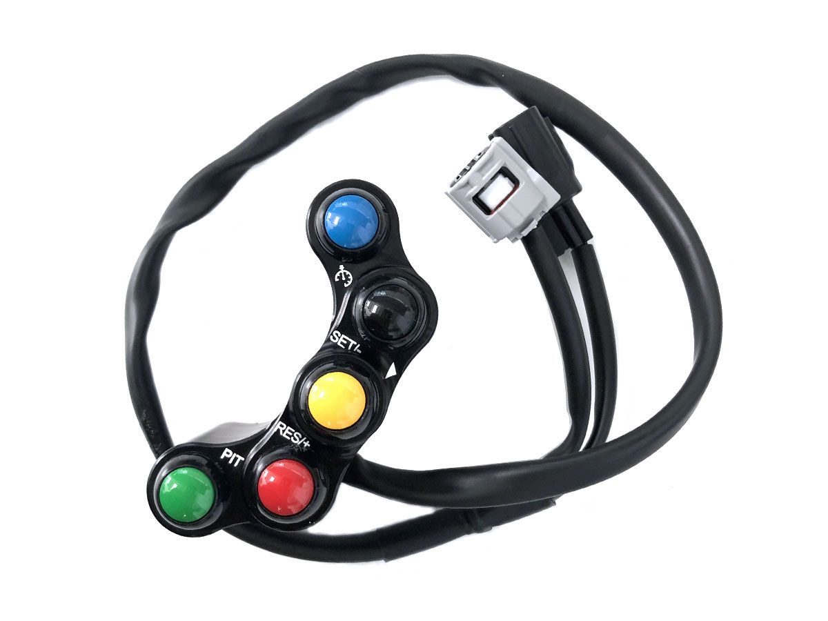 WRS - 8ボタンレーシングスイッチ 左ハンドル側 (レース用) ZX-10R '21