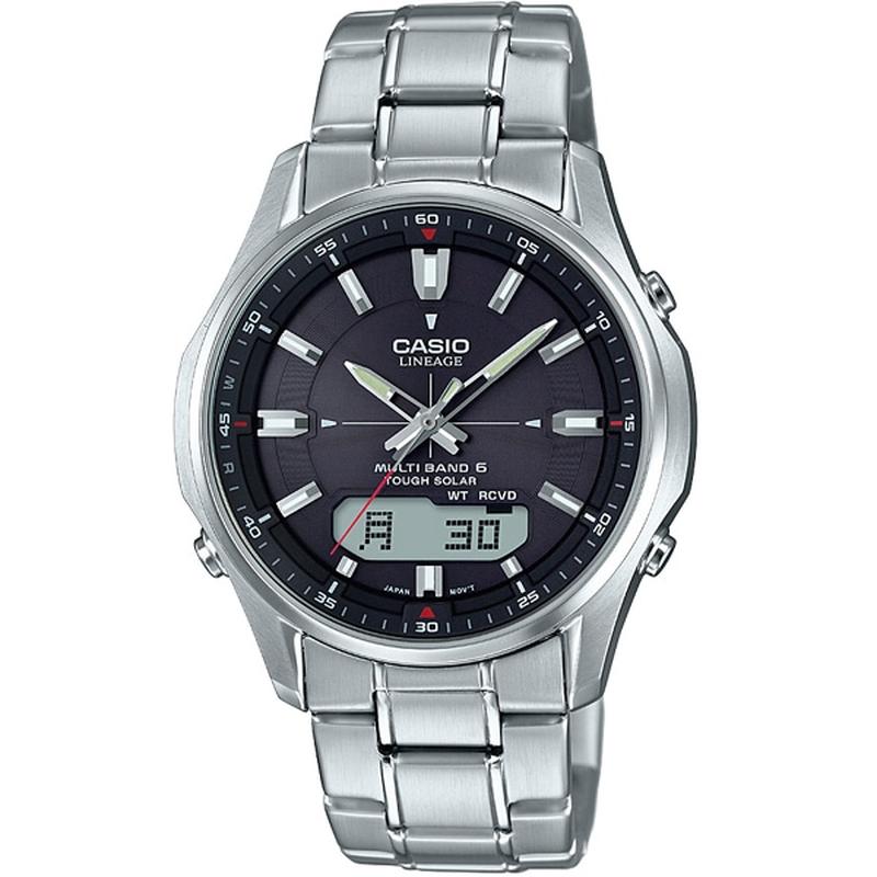 Casio LINEAGE Solar Radio Watch with Easy Adjust Band LCW-M100DE