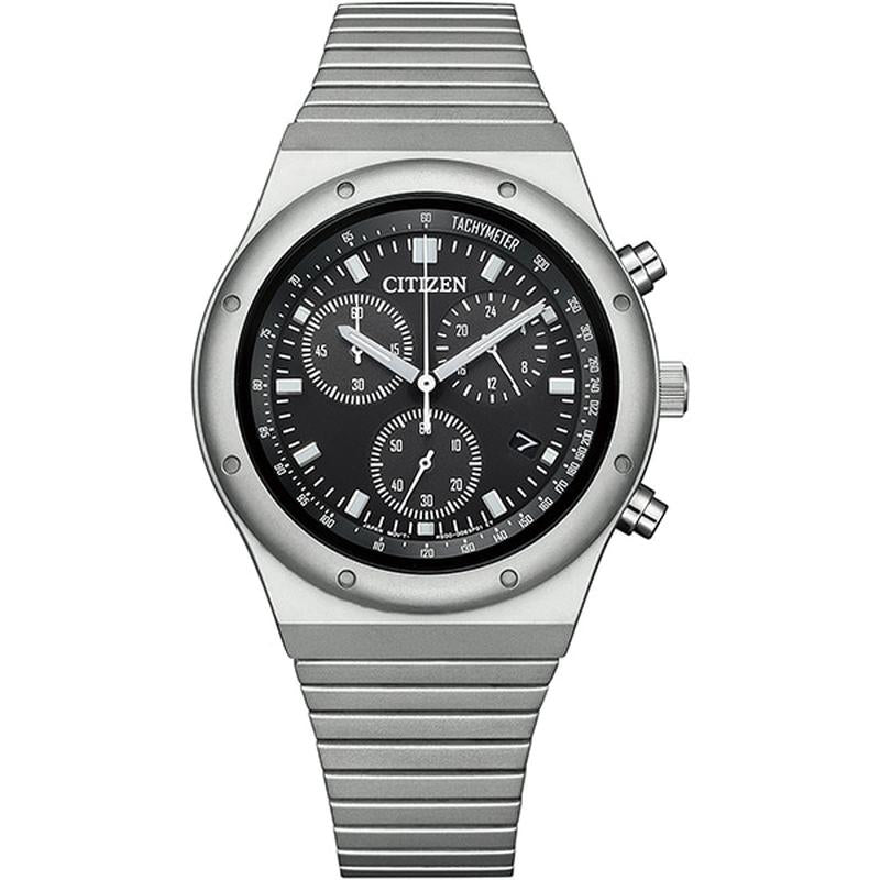 Citizen Men's RECORD LABEL Eco-Drive 1984 Chronograph Watch AT2540