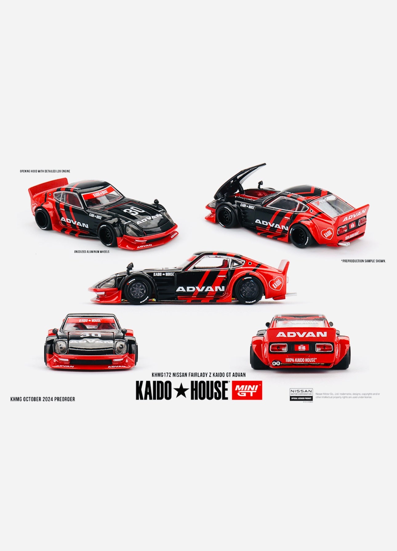 Mini GT x Kaido House Collab Factory Sealed Nissan Fairlady Z