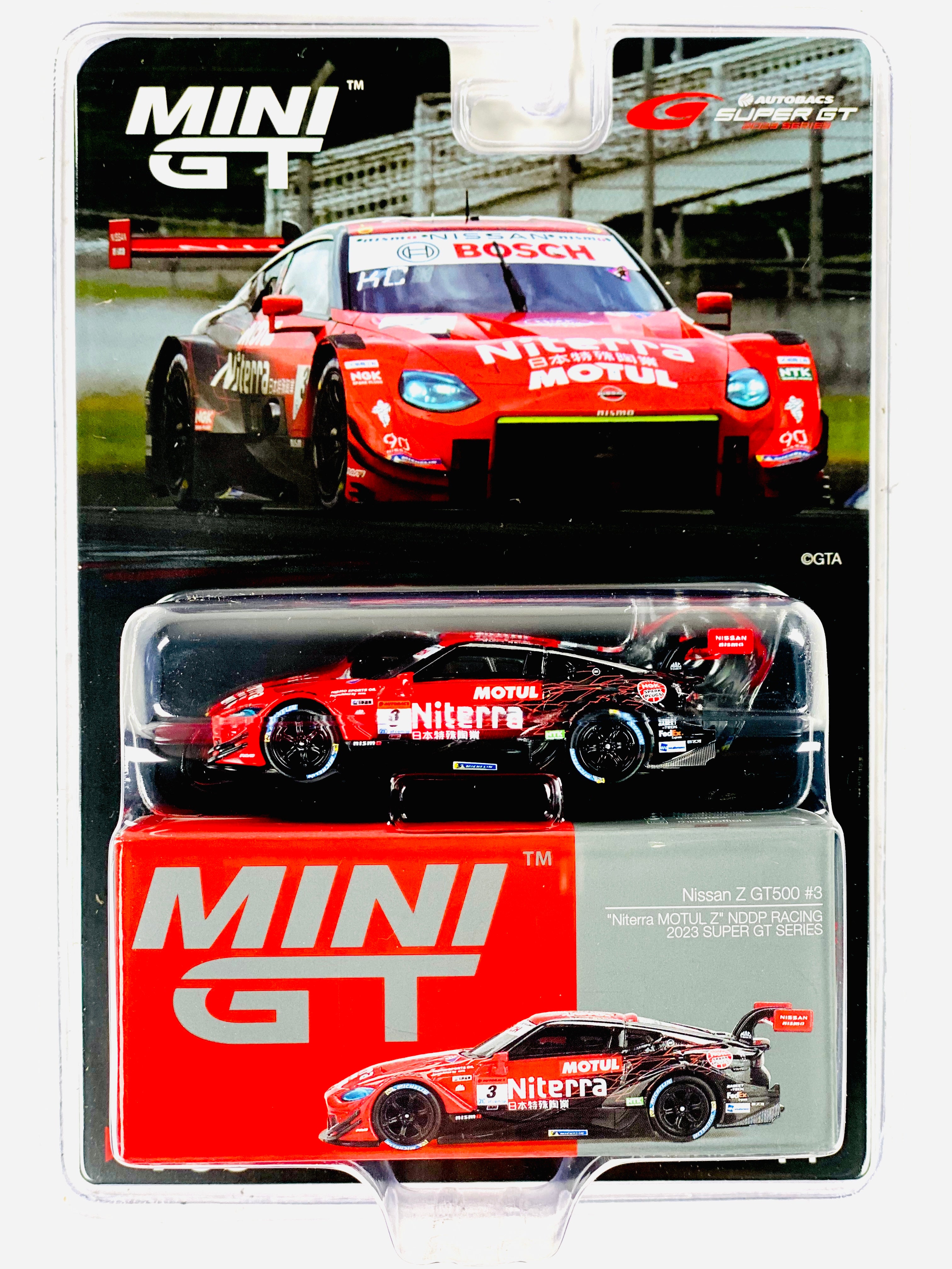 spark MOTUL niterra super gt ミニカー 日産 Nissan Z GT500 #3