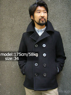 Schott [ショット] 753US Wool Double P-Coat ネイビー-Jalana