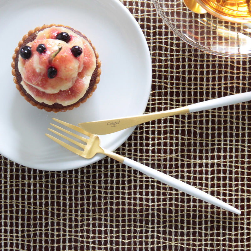 デザートフォーク | GOA ホワイトゴールド | クチポール カトラリー