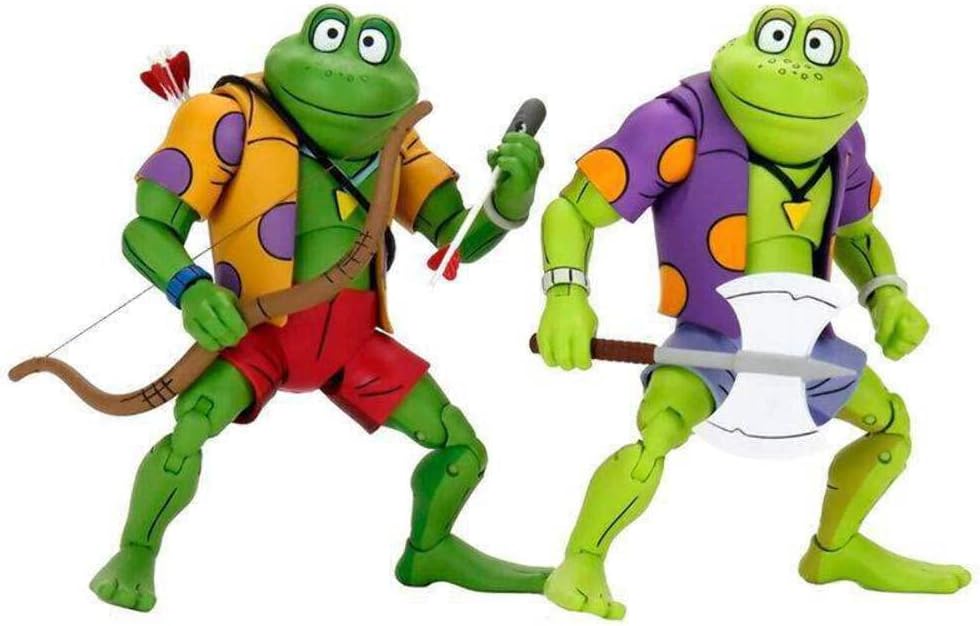 NECA Teenage Mutant Ninja Turtles Genghis & Rasputin Frog Set