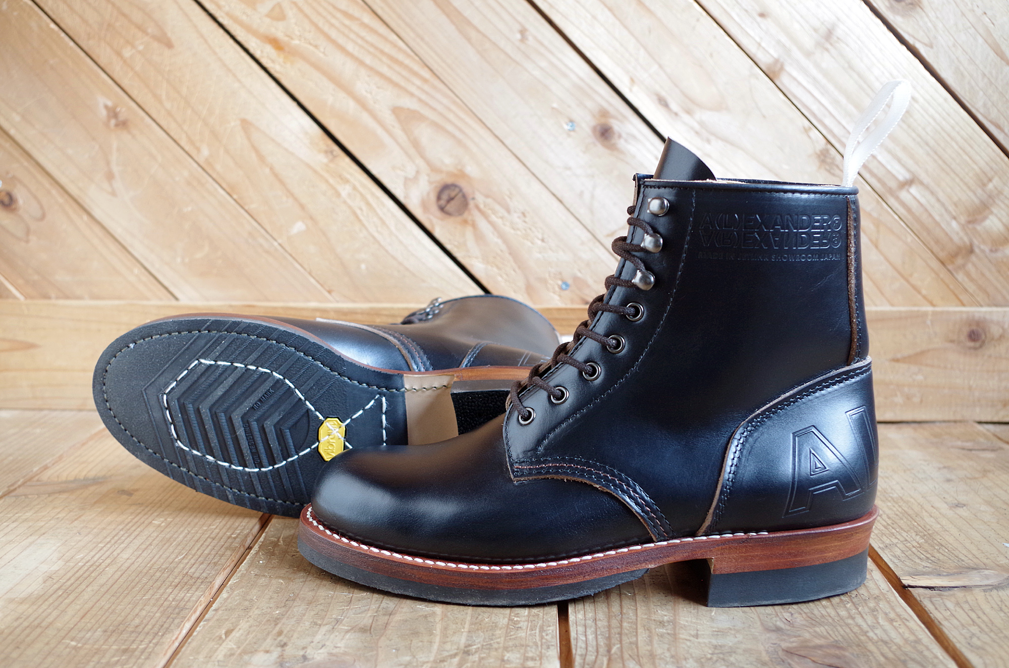 ホーウィン社製クロムエクセルレザーワークブーツALEXANDER BOOTS｜JETLINK