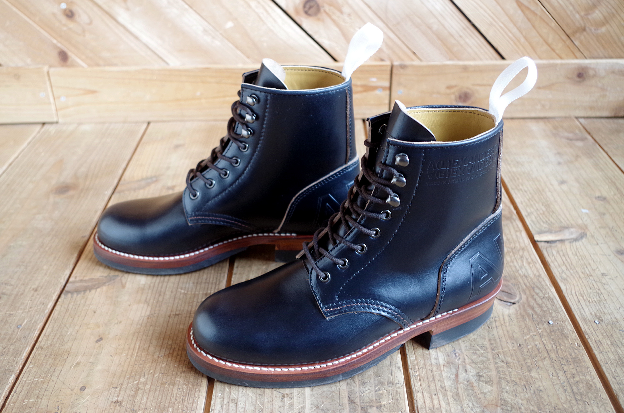 ホーウィン社製クロムエクセルレザーワークブーツALEXANDER BOOTS｜JETLINK