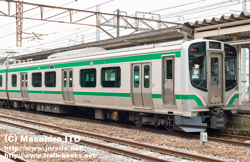 12月から運用に入ったE721系1000番代の先頭車（クハE720-1002