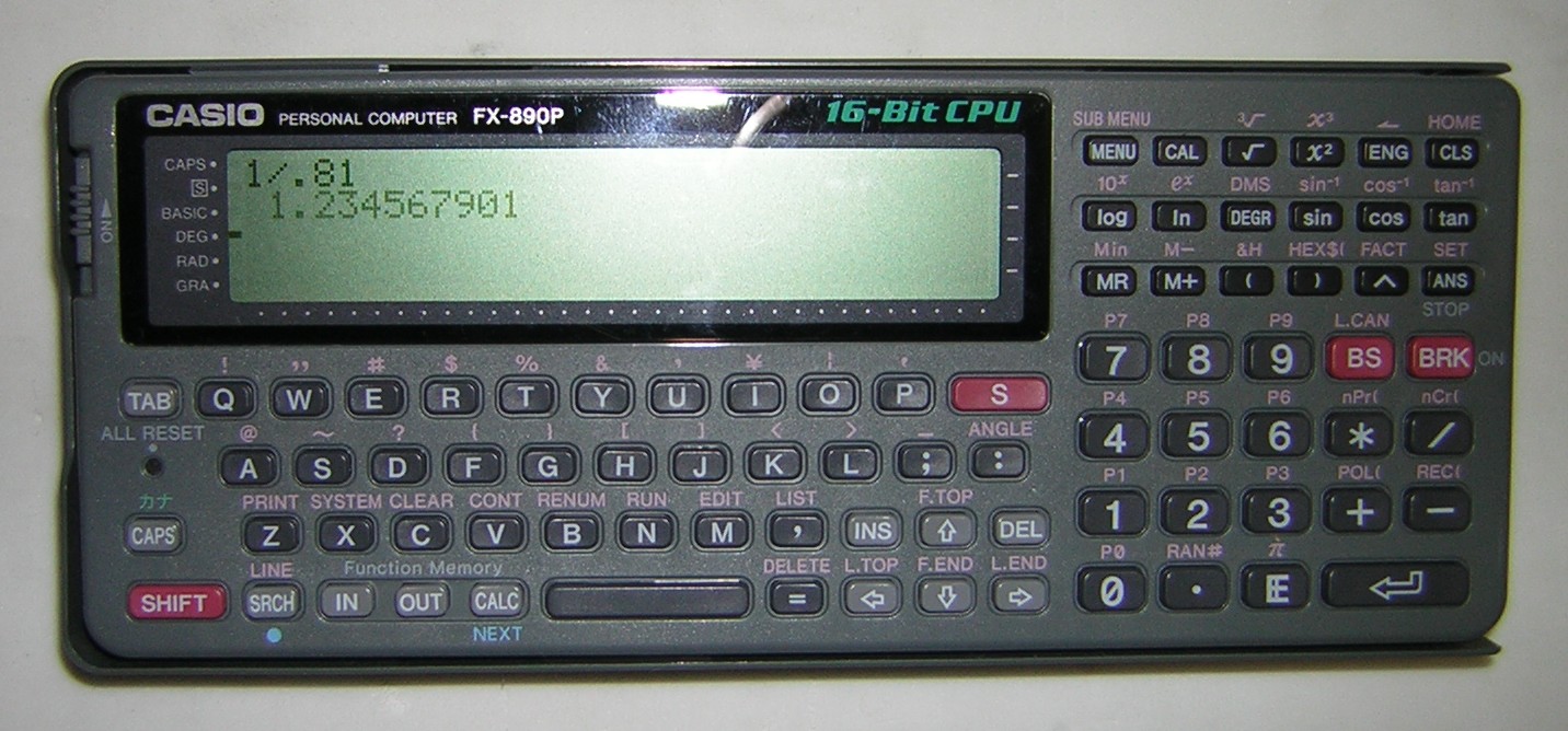 CASIO FX-890P カシオ 関数電卓 ポケコン