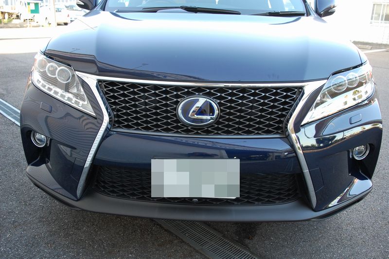 LEXUS RXにフロントカメラを取り付けました。 – カーセキュリティの