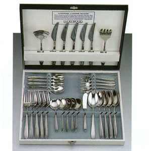 ラッキーウッド No4600グラーツ18－8ディナーセット33pc