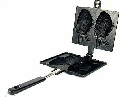 岩鋳・たい焼き器 今川焼器 ワッフルセット／本場盛岡南部鉄器