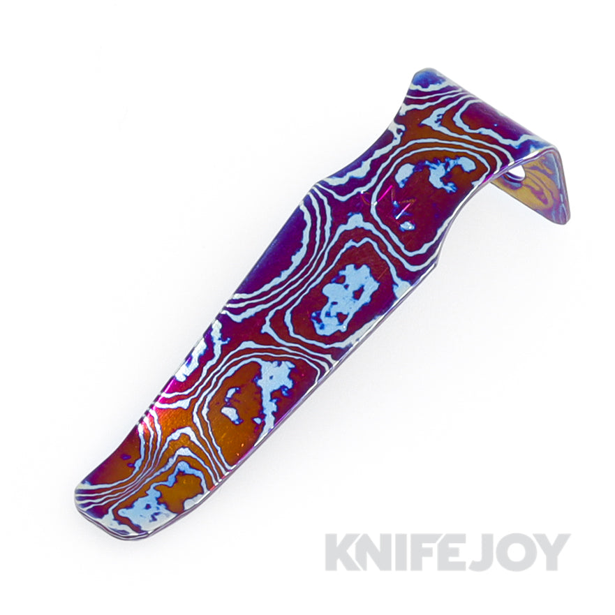 Maverick Customs Scarab Moku-Ti Large Microtech OTF Pocket Clip